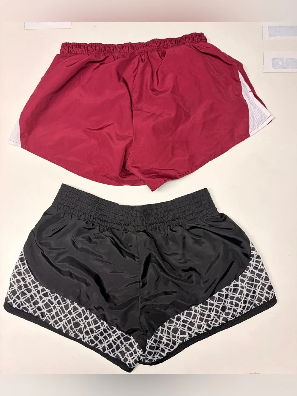 Set of Nike running shorts